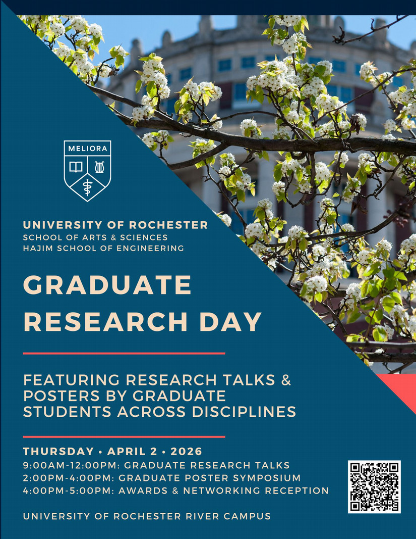 Poster for Graduate Research Day, content repeated on webpage.