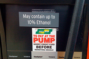 Ethanol gas pump