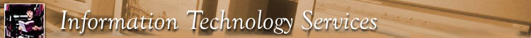[INFORMATION TECHNOLOGY SERVICES BANNER]