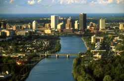 city of Rochester skyline