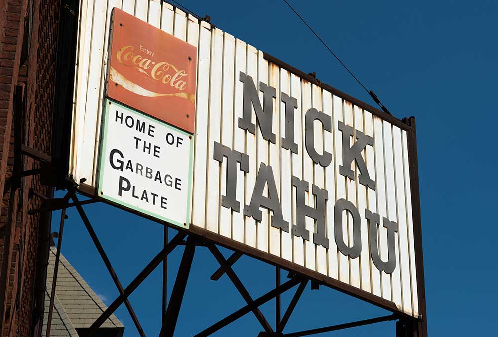 Nick Tahou sign