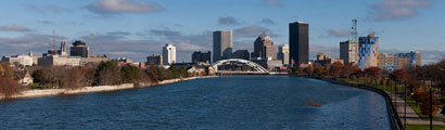 city of Rochester skyline