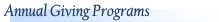 Annual Giving Programs