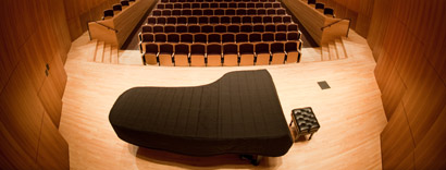 panoramic photo of Hatch Recital Hall