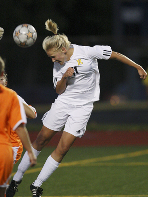 Coleman's goal was her team-leading eighth of the year.
