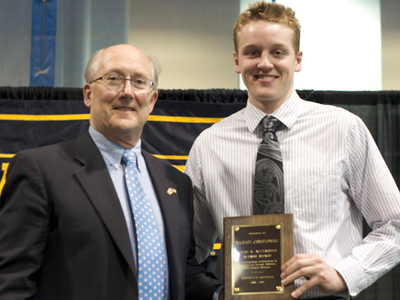 Dick Rice '65 (l.) and Mike Chmielowiec (r.).