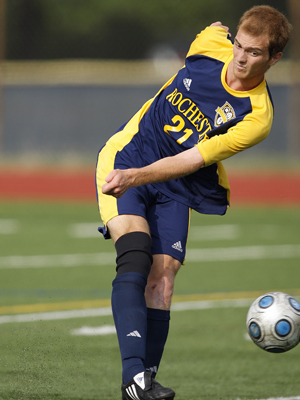 Scott Cady's goal on senior day was his second in as many games.