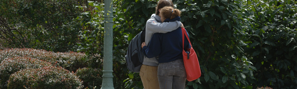 Students Hugging