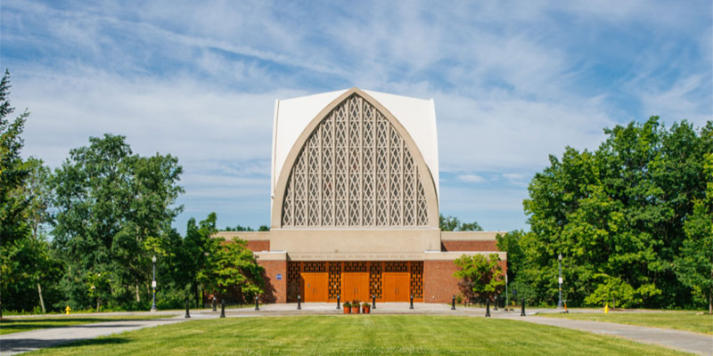 Interfaith Chapel, front exterior view