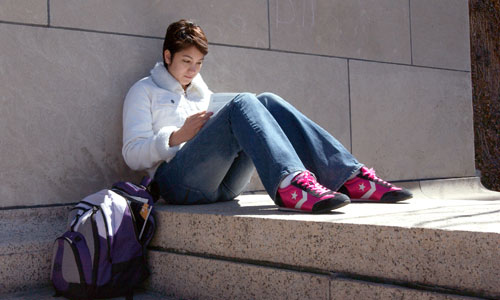 Student Studying