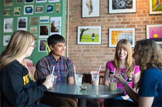 Students Chatting