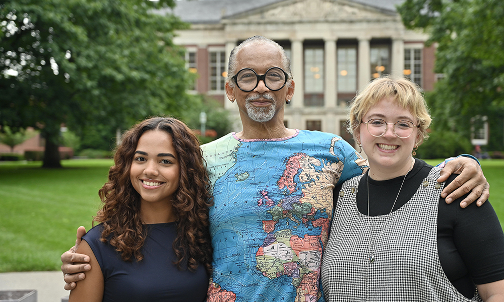 From left to right; Yarleny Andeliz, Claude Poux, Jess McCane.