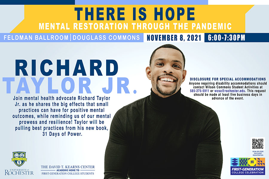 The event poster.