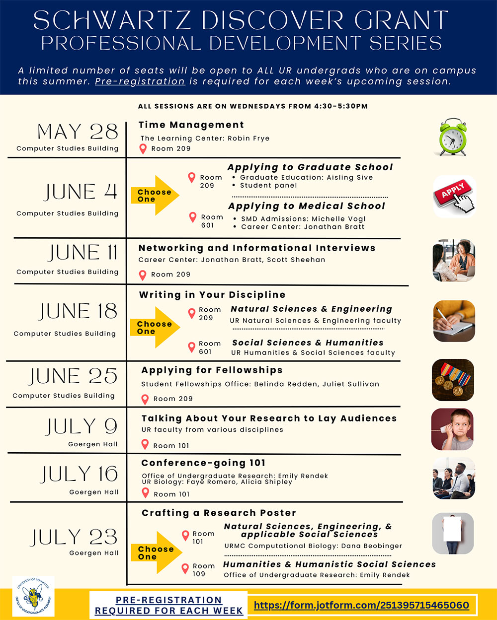 The event poster.