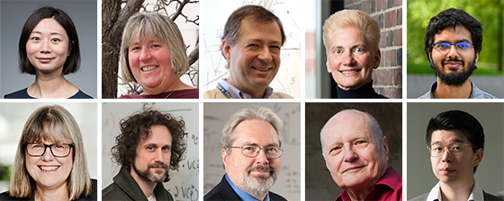 A 5x2 grid of headshots of Hajim School faculty, students, and alumni who received recognition this year.