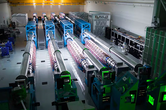 The OMEGA Laser System Target Bay.