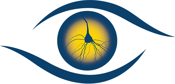The CVS logo, which is an illustration of a blue and yellow eye.