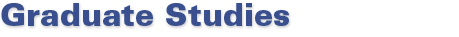 Graduate Studies