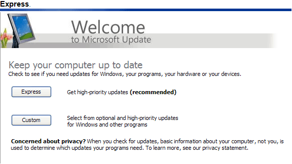 IE update
