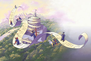 illustration of list of things