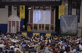 crowds at Meliora Weekend