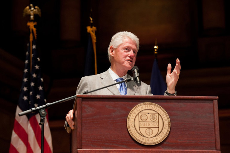 Bill Clinton speaks