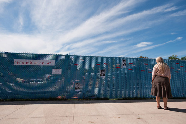 fence with messages on itk