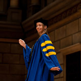 graduate gets hood