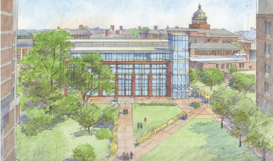 Conceptual rendering, credit: Ayers Saint Gross Architects
