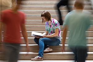 graduating students take self-portrait with iPhone