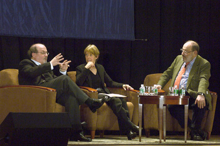 Salman Rushdie and Umberto Eco