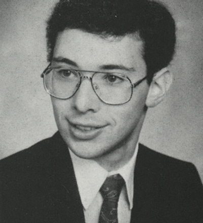 yearbook photo of Ron Gerber