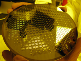 wafer large metal disk