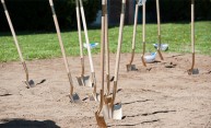 Groundbreaking Digs In for College Town Groundbreaking Digs In for College Town