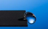 Laser-generated surface structures create extremely water-repellent metals Laser-generated surface structures create extremely water-repellent metals