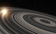 Gigantic ring system around J1407b much larger, heavier than Saturn’s Gigantic ring system around J1407b much larger, heavier than Saturn’s