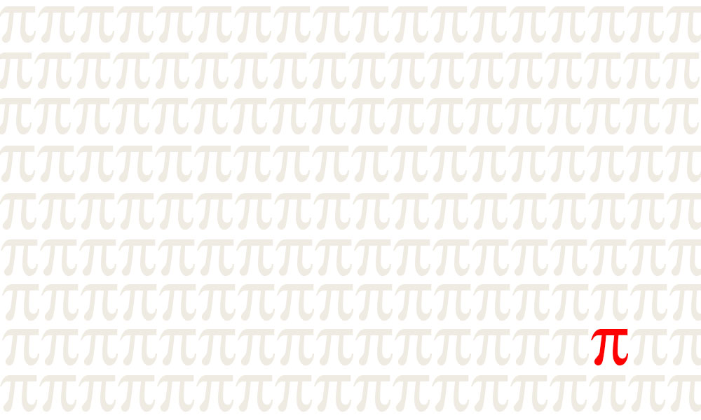 illustration of lots of symbols for pi