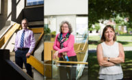 Trio of longtime professors recipients of Goergen Awards for teaching excellence Trio of longtime professors recipients of Goergen Awards for teaching excellence