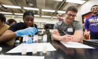 High schoolers come face-to-face with fruit flies High schoolers come face-to-face with fruit flies