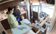 URMC’s SMILEmobile serves students at East High URMC’s SMILEmobile serves students at East High