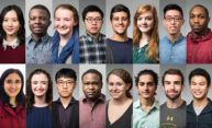 collage of 16 individual portraits