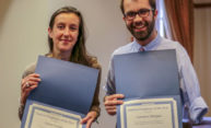 Two honored as Student Employees of the Year Two honored as Student Employees of the Year