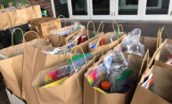 Staff and volunteers help ease students into quarantine housing Staff and volunteers help ease students into quarantine housing