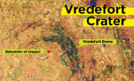 Asteroid that formed Vredefort crater bigger than previously thought Asteroid that formed Vredefort crater bigger than previously thought