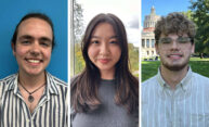 Undergraduates recognized for standout work in engineering and the humanities Undergraduates recognized for standout work in engineering and the humanities