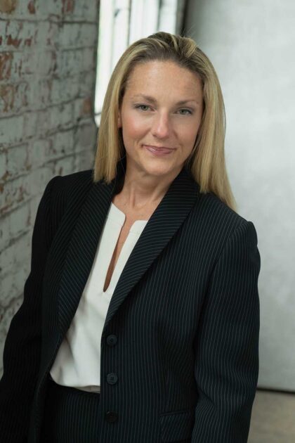 Vertical portrait of Carey Anne Zucca.
