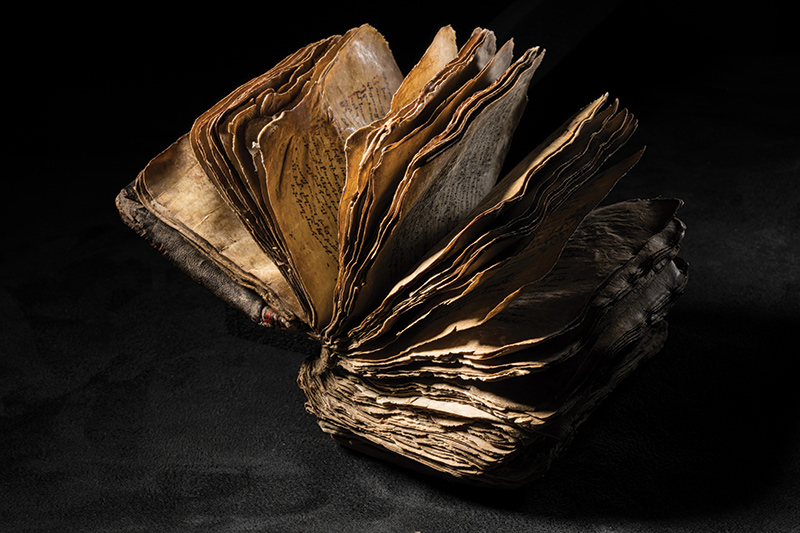 photograph of 15-century palimpsest