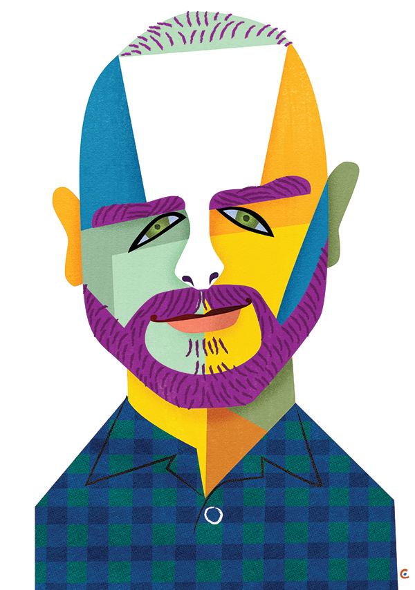 illustration of Nick DiCola ’07