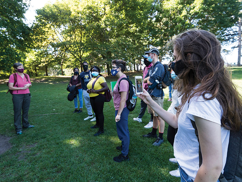 photo of a class at cobbs hill