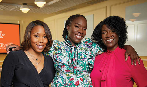 group portrait of Nana Afoh-Manin, Briana Southerland DeCuir, and Joanne Moreau 